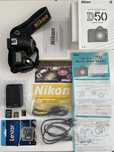 NIKON D50 digital camera фотоапарат тяло full set pack