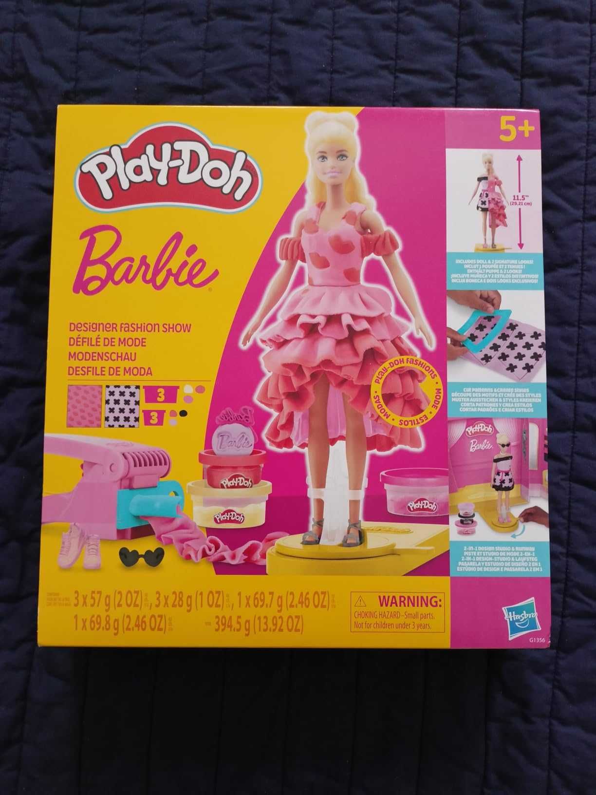 Комплект за игра Play-Doh Barbie с дизайнерско модно ревю