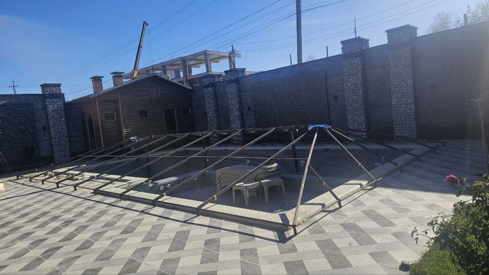 Тент баннер установка