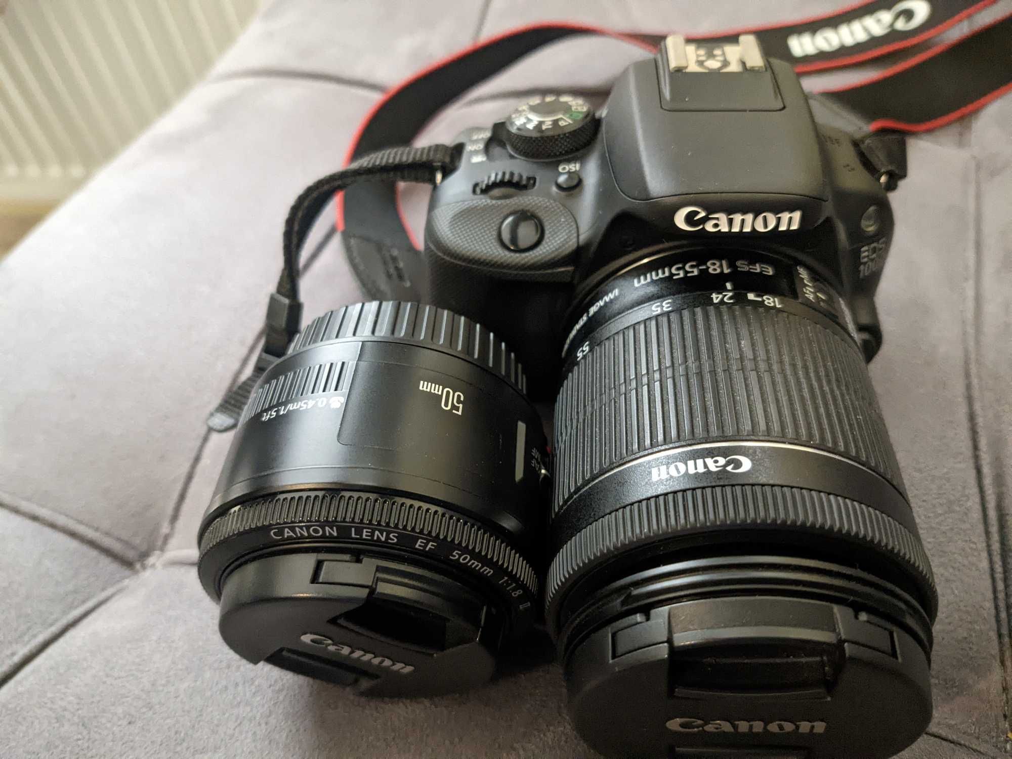 Canon EOS 100D + 18-55mm IS STM + 50mm F1.8 STM