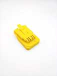 Adaptor baterie Parkside → scule DeWalt (galben)