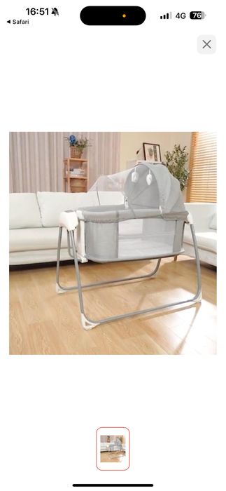 Электрокачелья манеж от Mastela состояние как новый