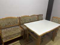 Кухонный набор стол и стуля/ oshxona nabori stol stullari bilan