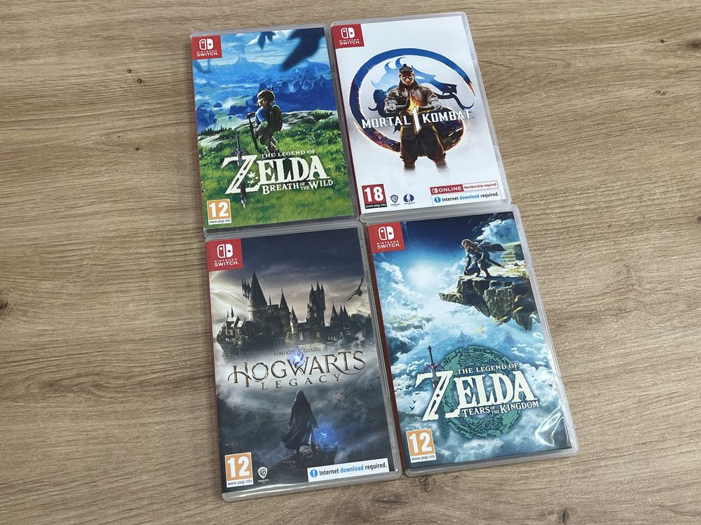 Nintendo Switch Oled + 4 игри