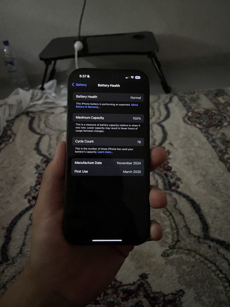 IPhone 16pro black titanium