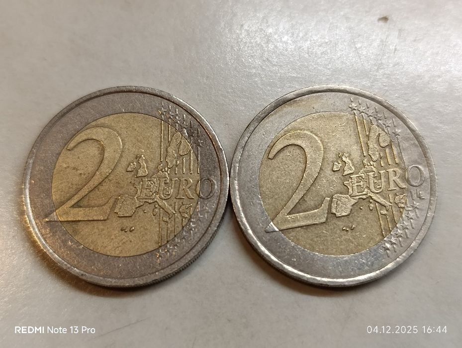 Евро монети с фабричен дефект