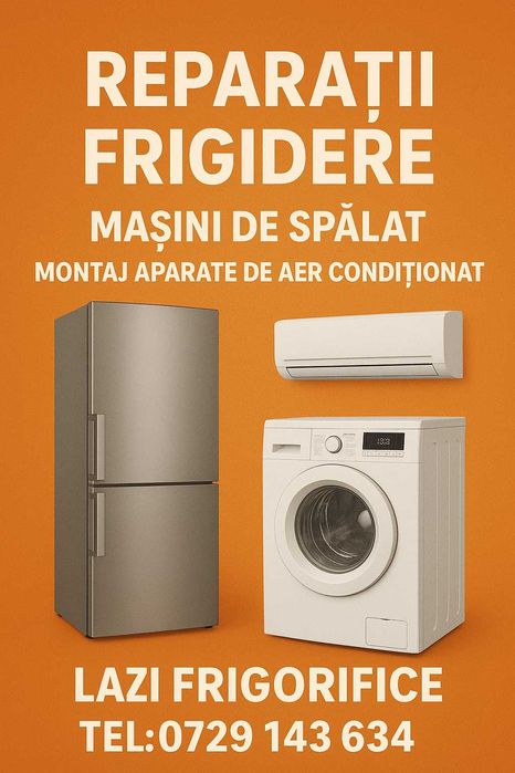Reparatii frigidere, electrocasnice, aparate de aer conditionat