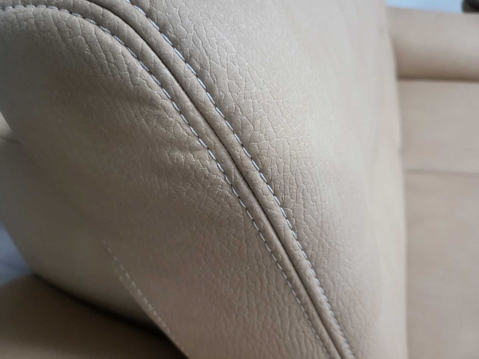 Комплект дивани две двойки от плат цвят карамел LS672117