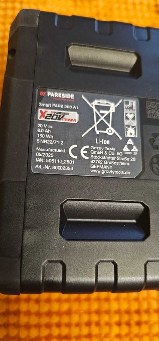 incarcator baterii parkside baterie parkside 8ah smart