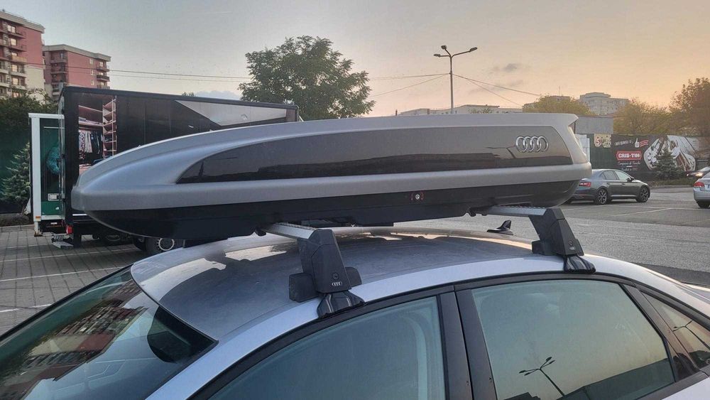 Cutie portbagaj auto, bare si suporti bicicleta auto originale Audi