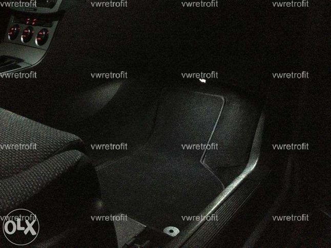 Lampi Footwell LED VW Passat B6, CC, B7, Golf 5, Golf 6, Jetta, SKODA