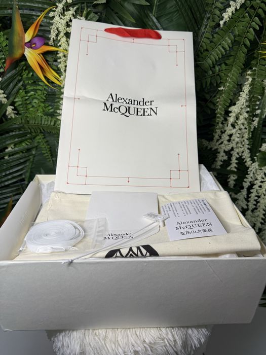 McQueen Oversized White Logo Patch