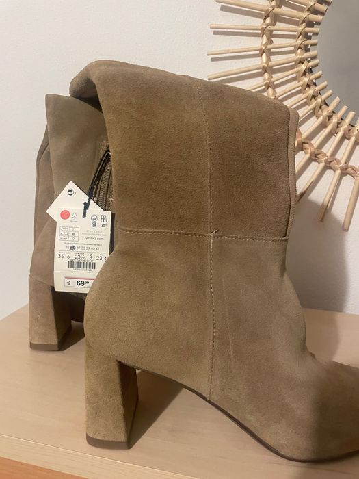 Vând Cizme lungi Berska noi de piele 36