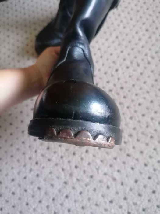 Cizme Wehrmacht vintage- de piele si pentru motocicletă