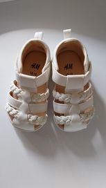 Детски бели сандали H&M