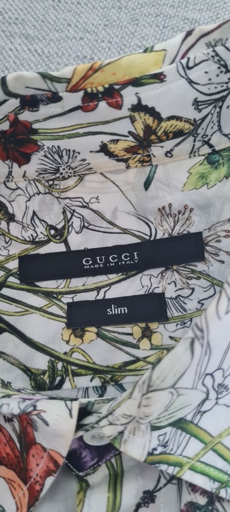 Мъжка риза Gucci multicolore floral print р-р М 41/16