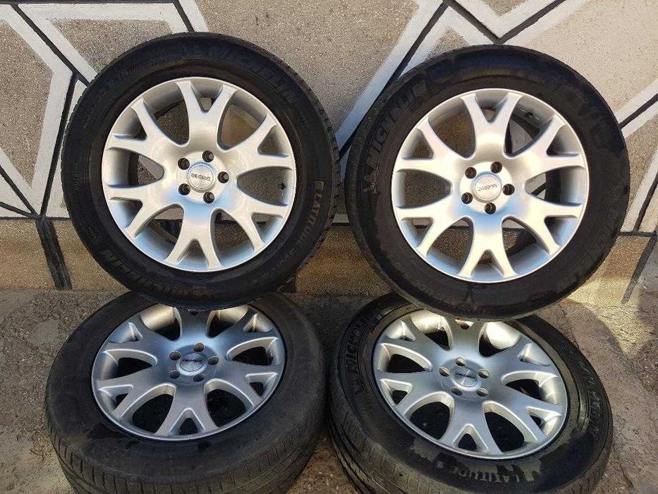 Set jante aluminiu Mercedes ML 270 CDI marca DEZENT+anvelope vara