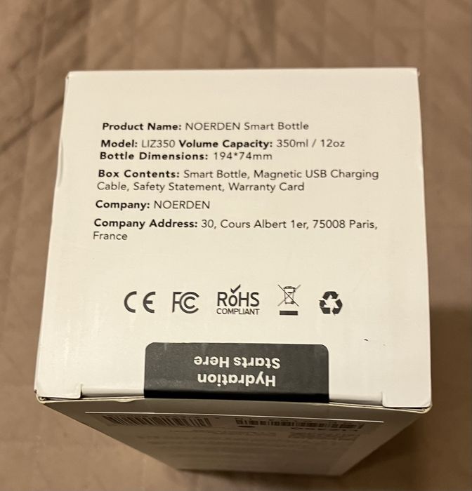 Vand cana inteligenta Liz Smart Bottle noerden