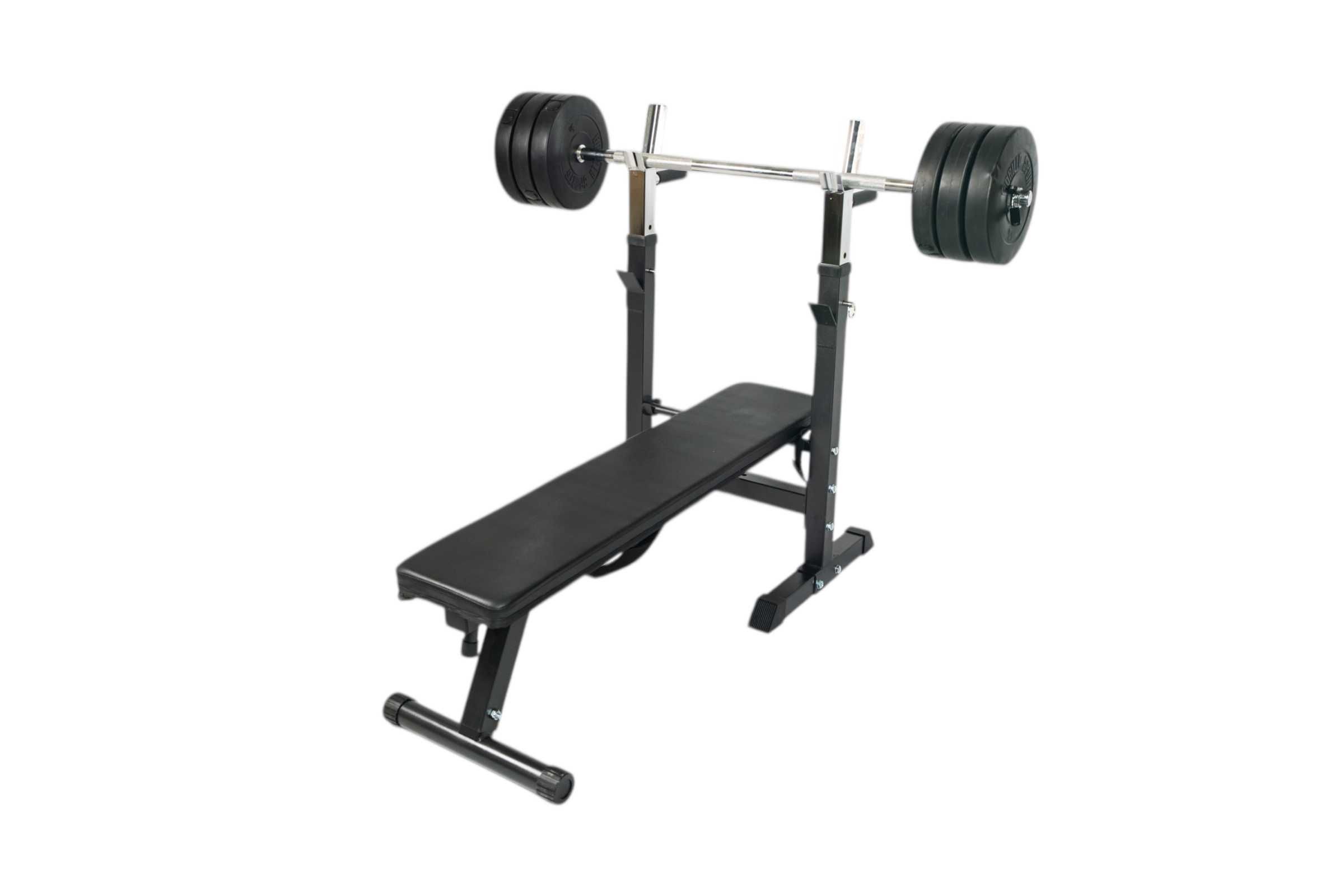 Banca piept cu suport reglabil + set de greutati 70 KG