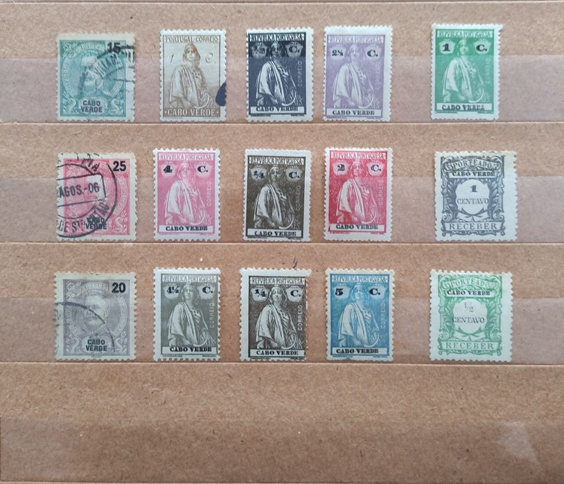 Португалия пощенски марки Кабо Верде