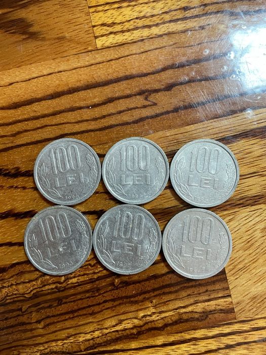 Vând monede Mihai Viteazul 1993,1994,1995-100lei