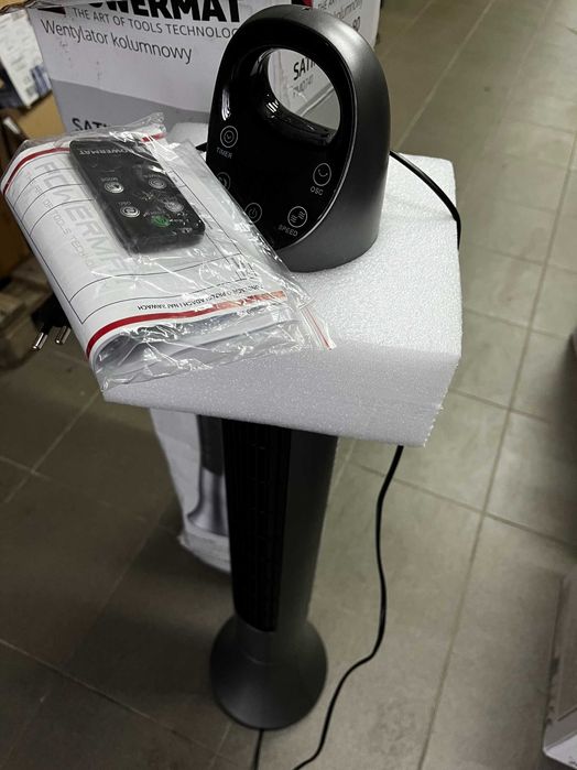 Ventilator turn 80W Satin Tower-80, Powermat PM0741