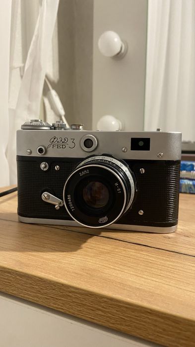 Советский дальномерный фотоаппарат ФЭД-3 (FED-3)