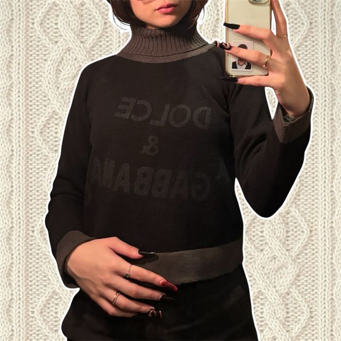 pulover tricotat gros de toamna/iarna D&G original