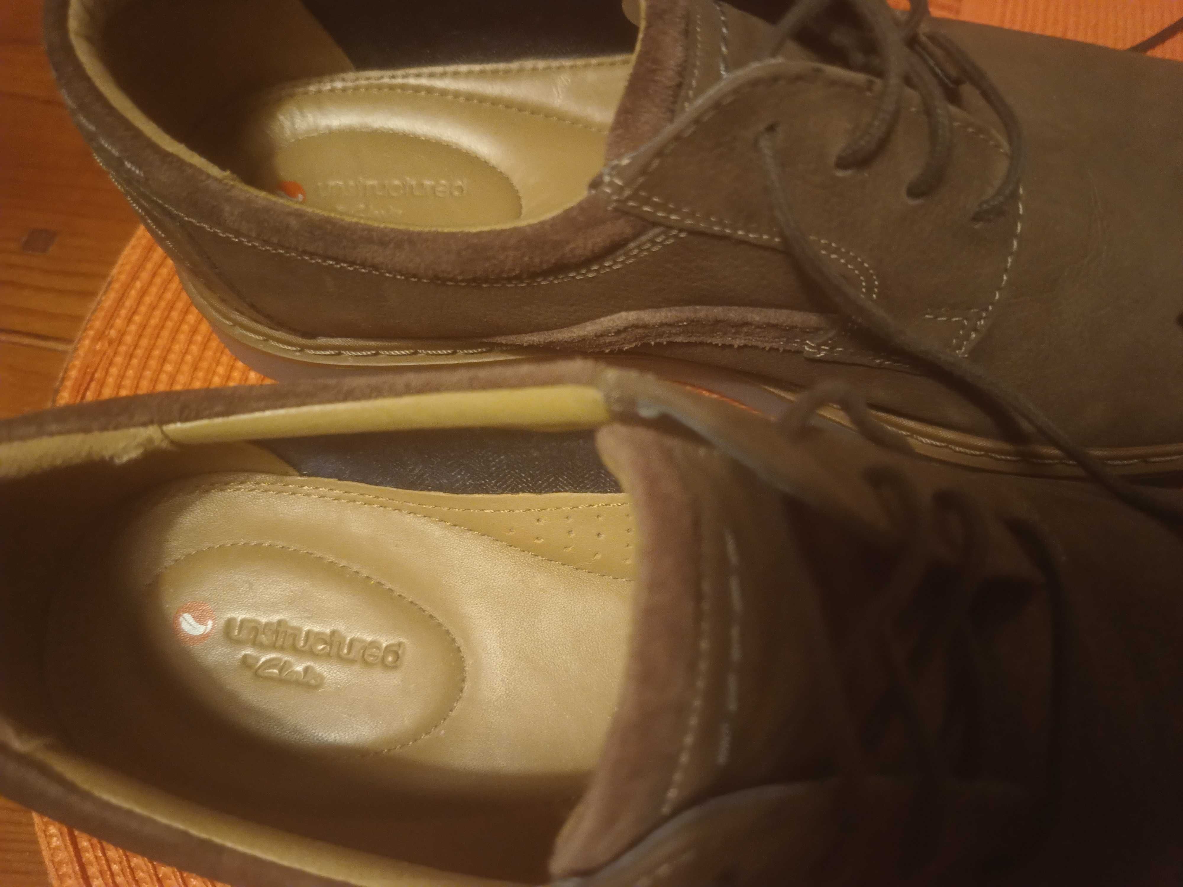 Мъжки обувки Clarks, размер 43, естествена кожа.
