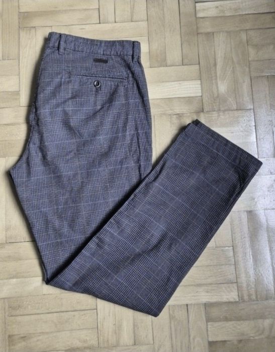 Pantaloni Bărbătești Alberto Lou-J Colour Check, Regular Fit - W36/L34