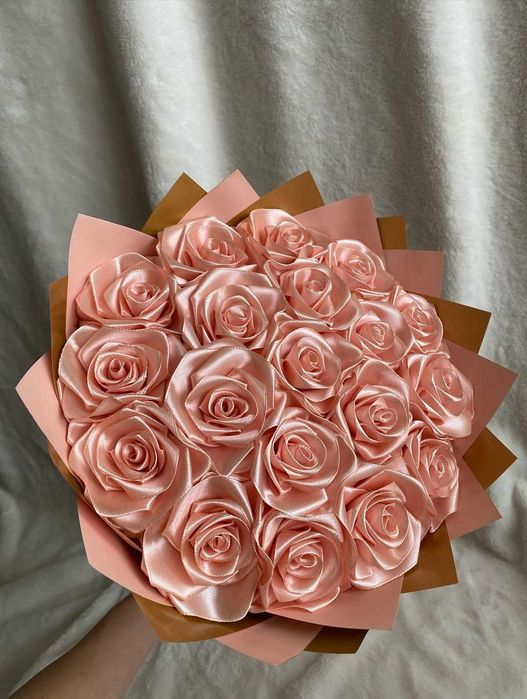 Buchete și flori handmade din satin