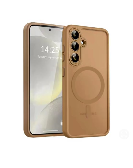 Samsung S23/S24/S25/PLUS/ULTRA Husa Magsafe Spate Anti Amprenta