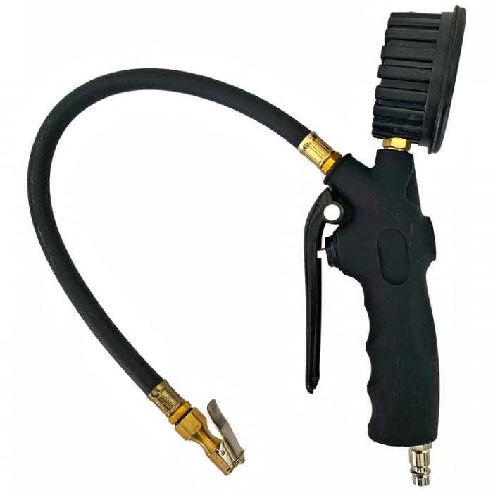 Пистолет с манометър за помпене на гуми глицеринов 0-16 Bar