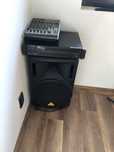 Vand pachet boxa cu mixer si putere