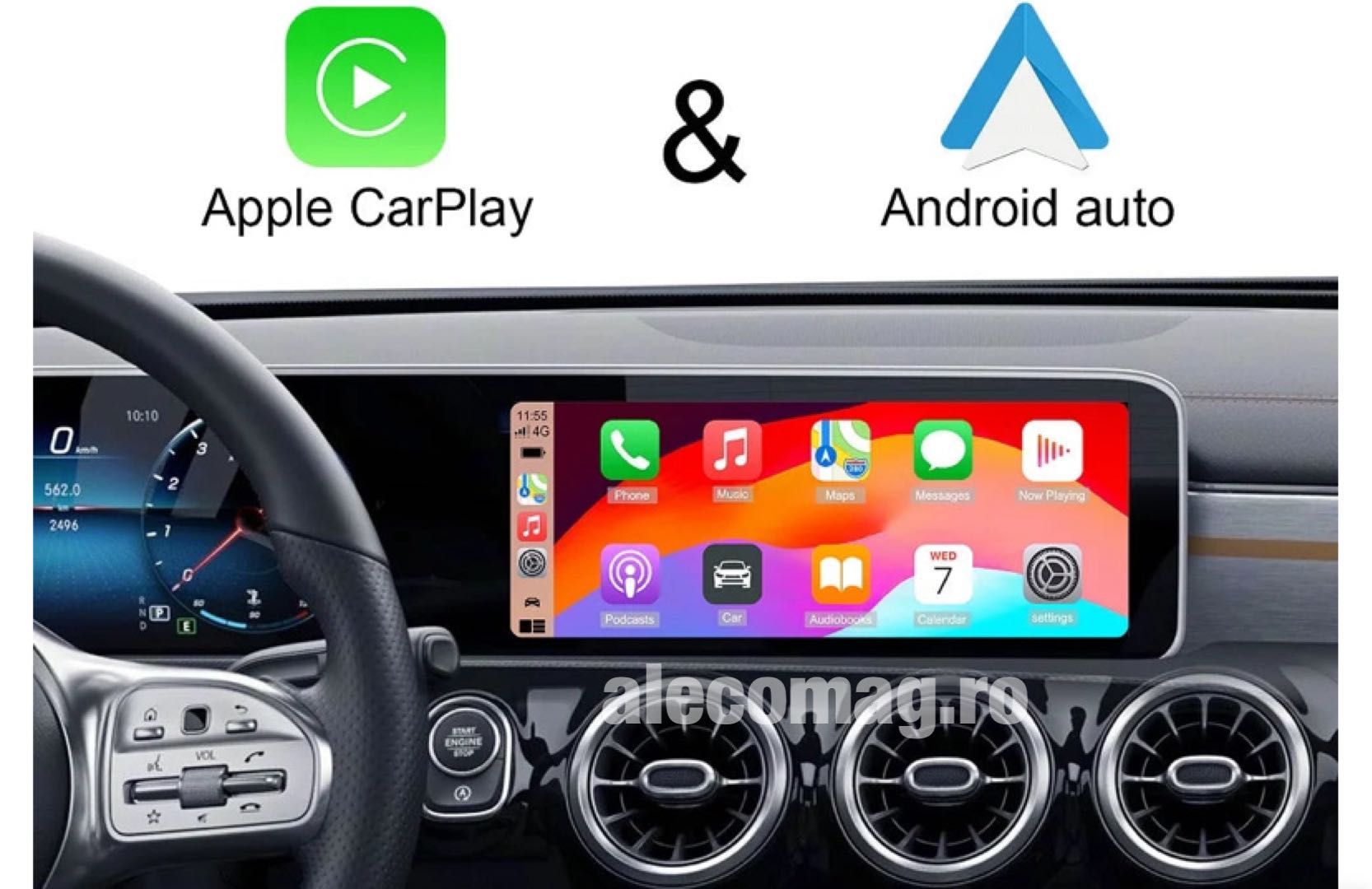 Apple Carplay FILLSCREEN  Mercedes Benz MBUX GLE W167 W177 C118