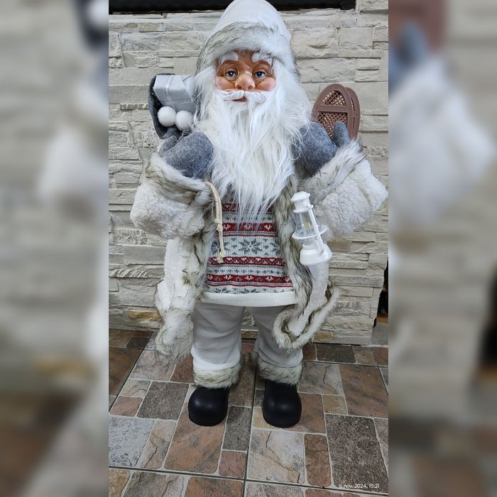 Mos Craciun 80 cm Nou