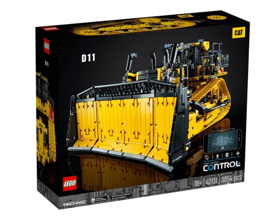 LEGO® Technic 42131 - Булдозер Cat® D11 с приложение за управление.