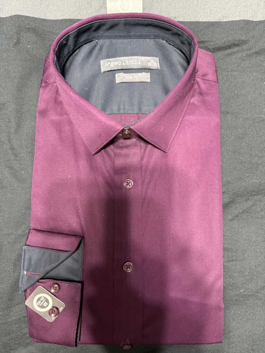 Cămașă Angelo Litrico Slim Fit mărimea M 39-40 nouă cu etichetă