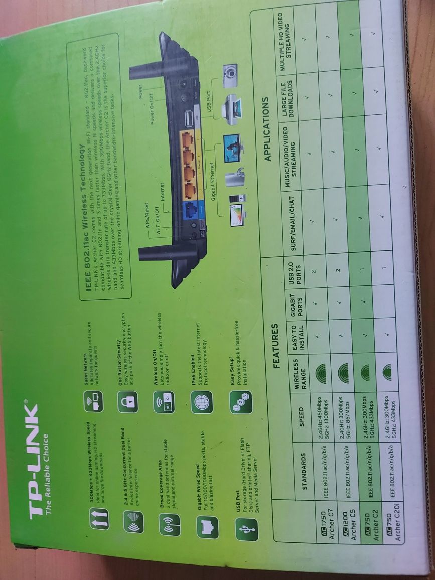 Router Wireless Tp-Link AC750