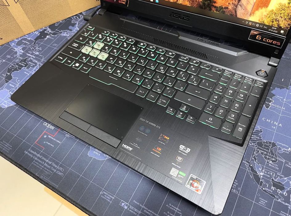 Asus TUF Gaming A15 - Ryzen 5-4600H/8Gb/512Gb/GTX1650