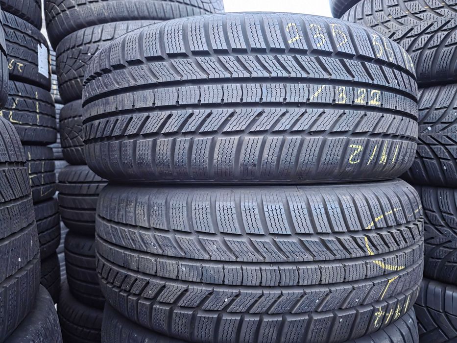 2бр Като нови зимни гуми 235 55 17 - Continental - DOT 2022