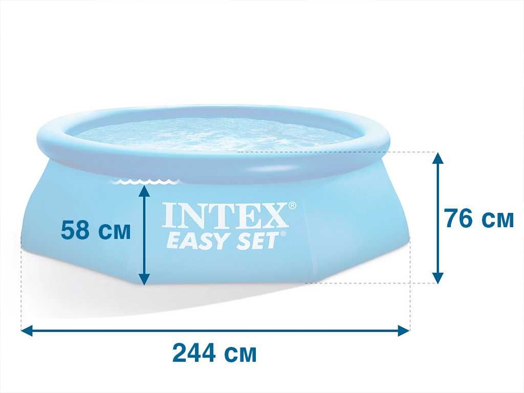 Бассейн надувной Intex Easy Set 28110/56970