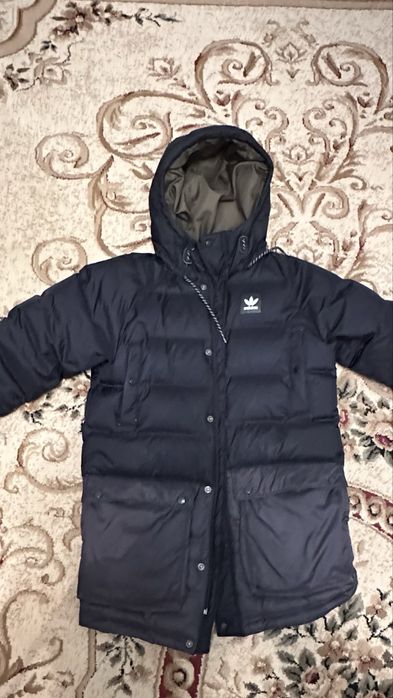 Адидас куртка зимный