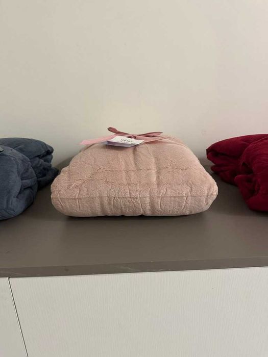 Топло зимно одеяло с ръкави и качулка Home Sweet