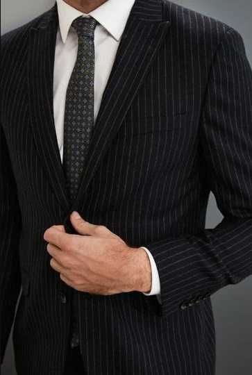 Sacou, 52 XL  blazer de lux Rene Lezard lana super 110's
