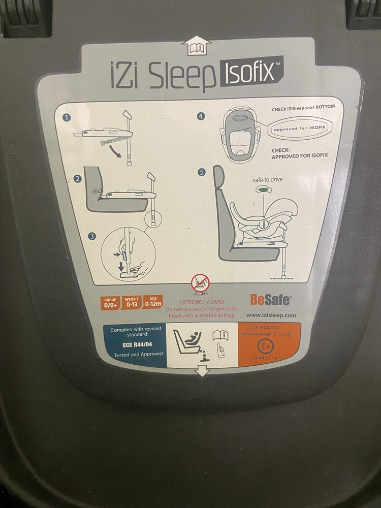 Детско столче за кола Stokke Besafe с база за кола