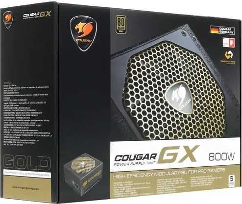 Блок питания Cougar GX 800W, CGR GX-800 80 plus + gold