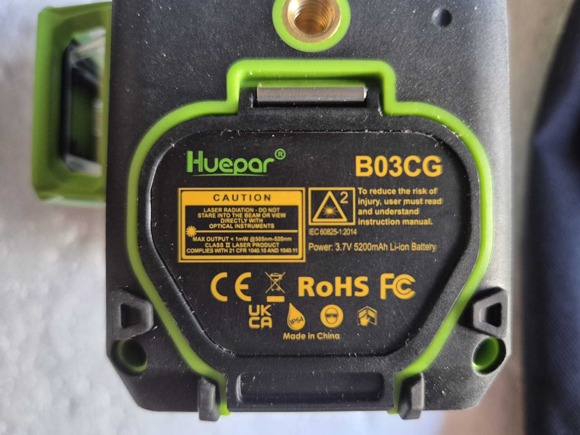 Nivela Laser Profesionala Huepar B03CG Cu Trepied 12 Linii Autoreglare