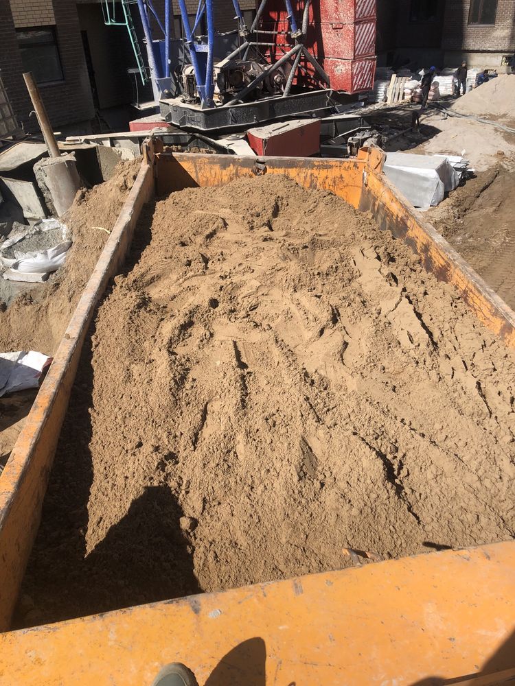 Песок строительный балласт караганда Баласт