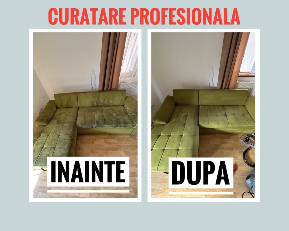 Curatare canapea Bucuresti, saltele, auto etc